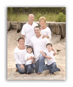 Better group posing. Use these four creative family portrait tips and get better photos every time.