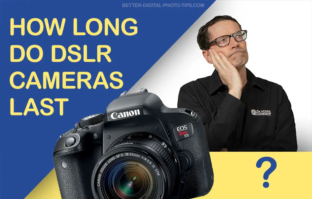 Are DSLR cameras worth the money? This post on the life expectancy of a DSLR camera will guide you on how long will a DSLR last. Shareable chart of camera shutter counts