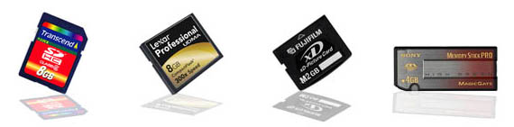 4 types of camera memory cards