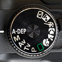 A-DEP camera setting mode