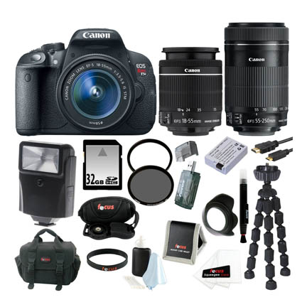 Canon t5i camera bundle