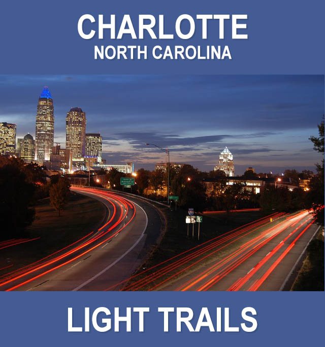 Charlotte NC Light Trails