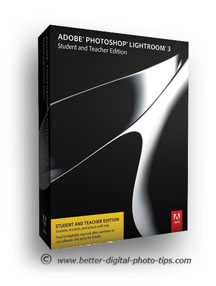 Photo of box containing Adobe Photoshop Lightroom editing software