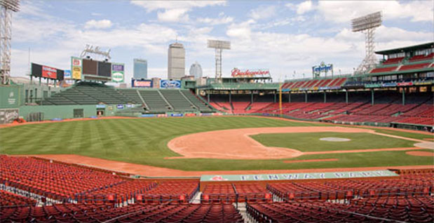 Empty Fenway Park