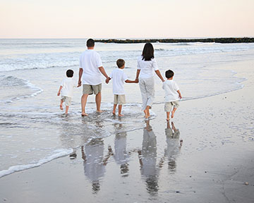 family portrait reflection