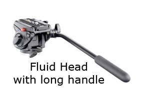Fluid monopod head