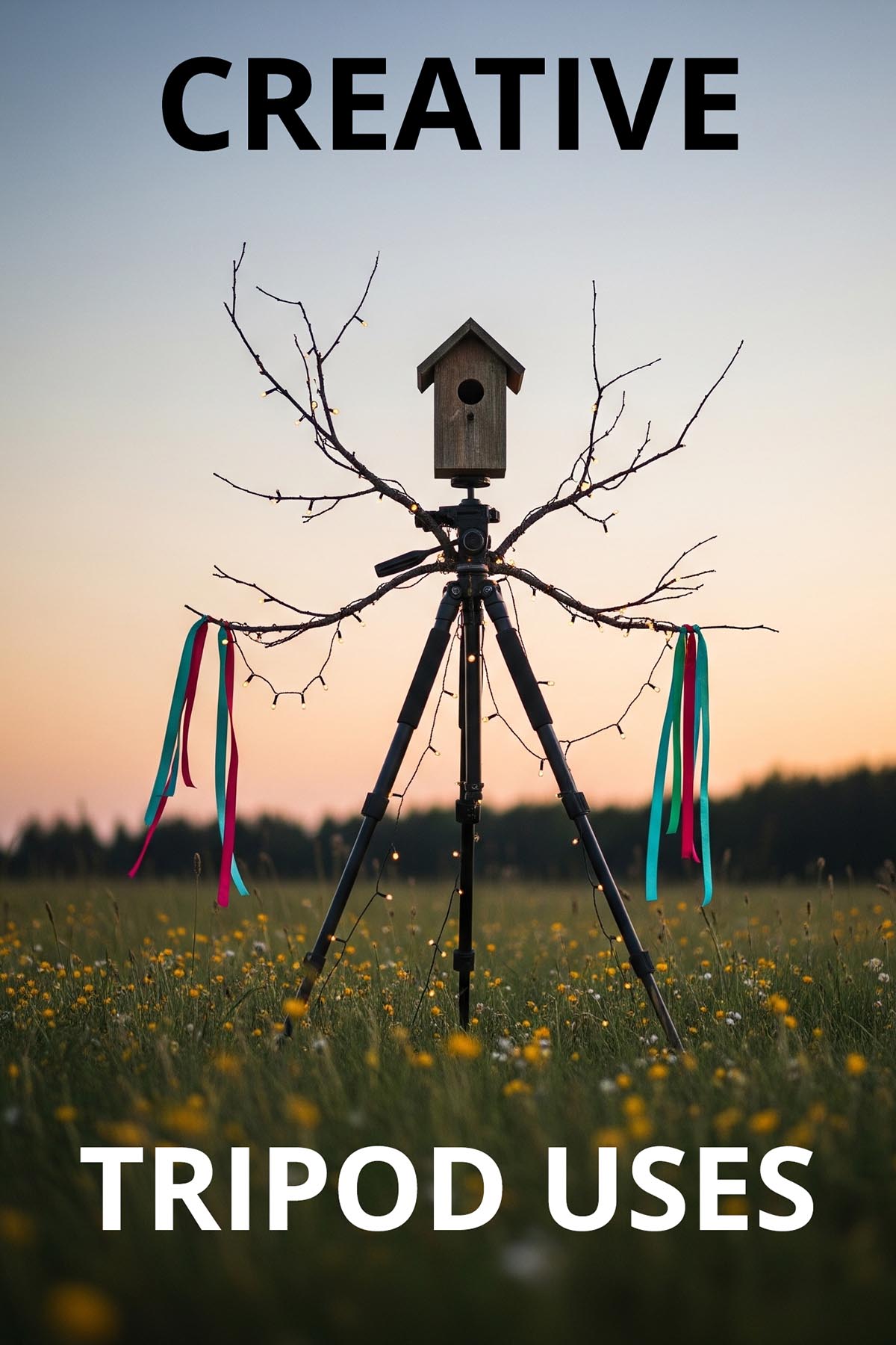 Creative tripod use example