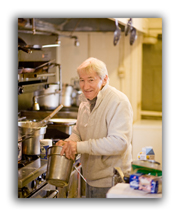 photo of a cook in the kitchen