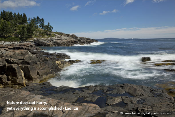 Rocks and Ocean - Schooner Head