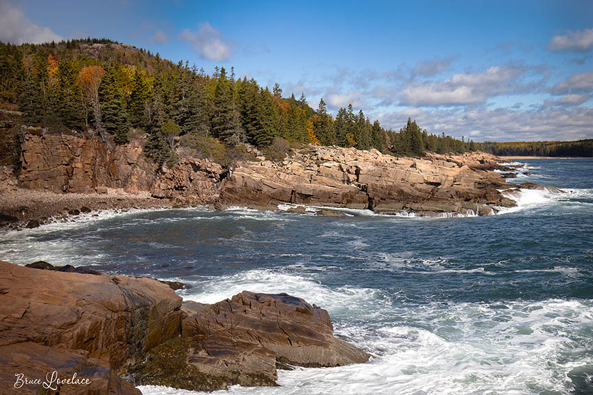 Coastal Maine Rocks Landscape