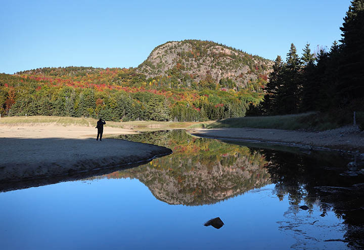 Maine Sand Beach Reflection