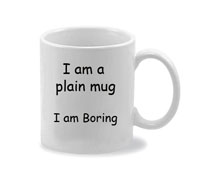 boring coffee mug