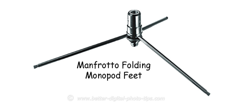 Photo of Manfrotto Folding Feet to Attache to your Monopod for Added Stability