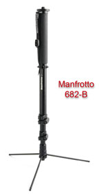Manfrotto monopod with feet
