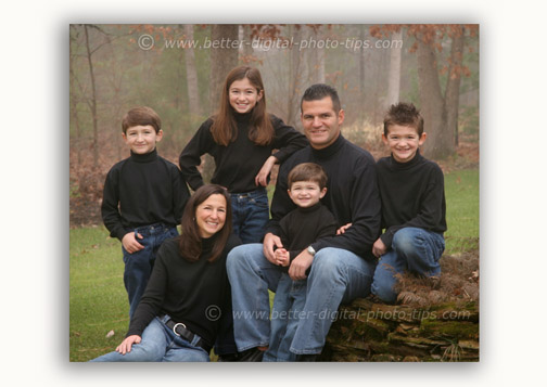 Photography pose of 6 people