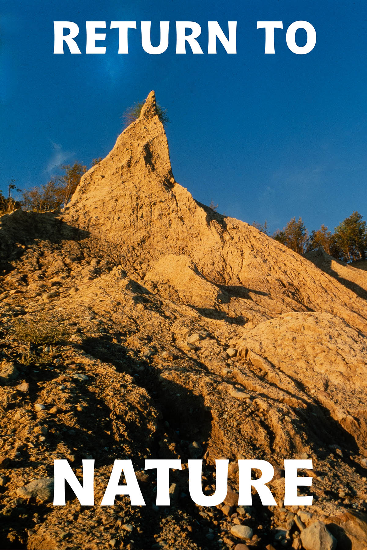 Chimney Bluffs Landscape