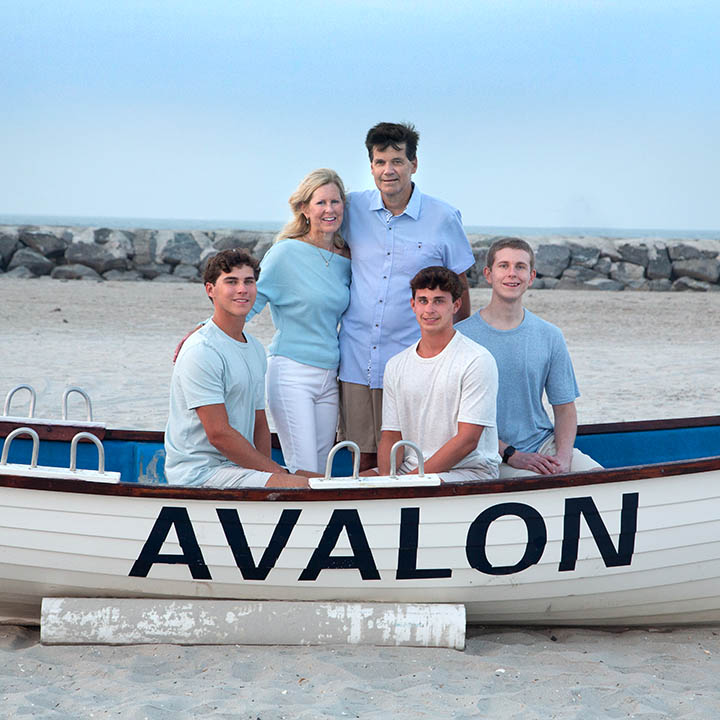 Family beach portrait