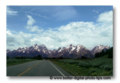 vacation photography-from the passenger seat