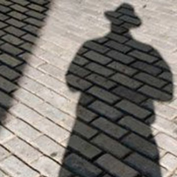 selfie brick shadow