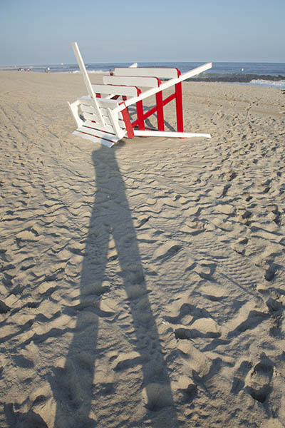 lifeguard stand shadow