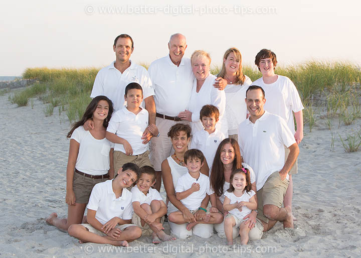 Beach portrait with fill flash