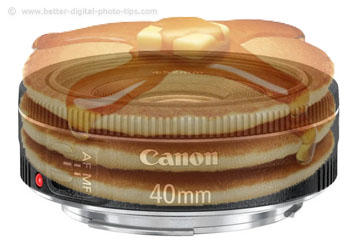 Pancake Lens blended with pancake photo