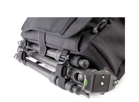 camera messenger bag with tripod holder