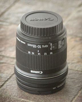 Canon EF-S 10-18mm lens