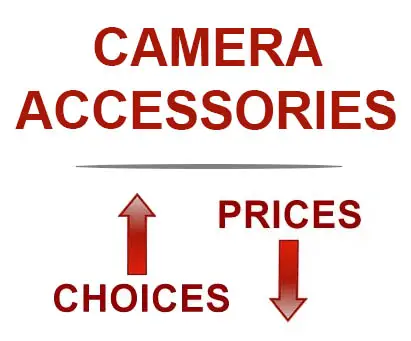 Camera accessory choices