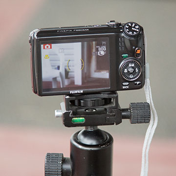 camera on tripod