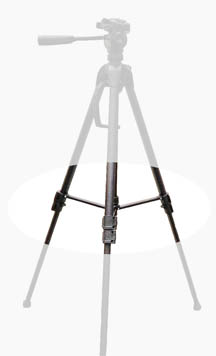 Tripod with leg spreaders