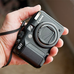 Canon G11 point and shoot camera