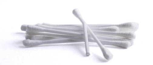 Lens cleaning cotton swabs