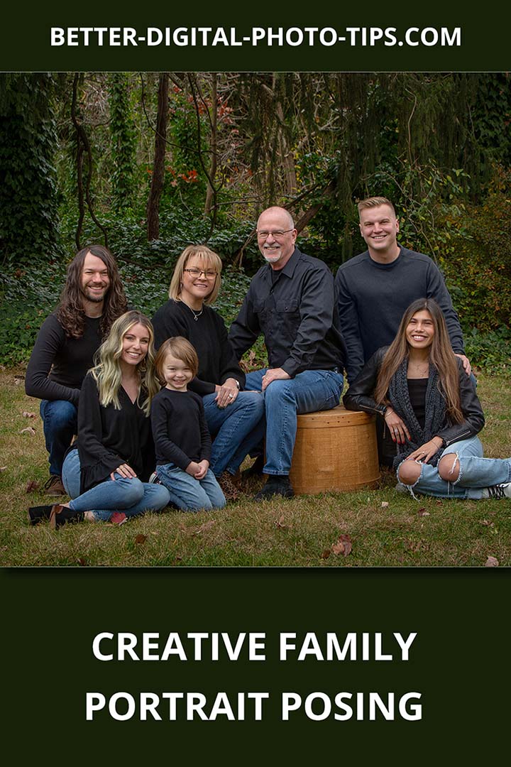 Outdoor family portrait