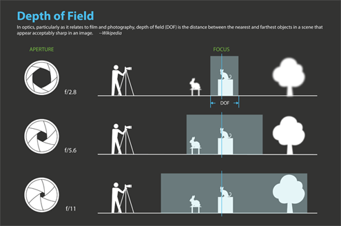 Aperture and depth of field