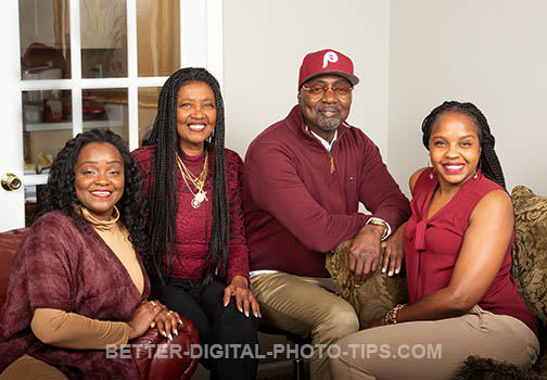 family mountain pose