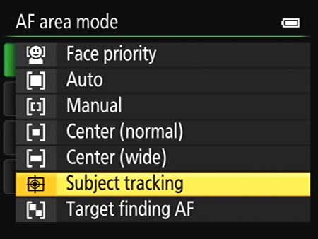 camera focus modes