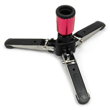 Folding monopod feet