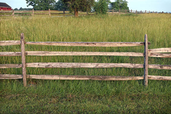 Gettysburg Battlefield Fence