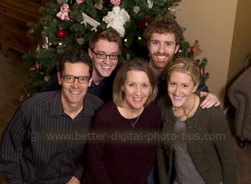 Group photo with elevated tripod