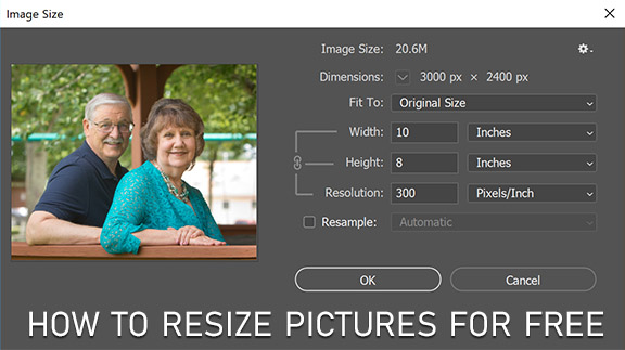 Image size in Photoshop