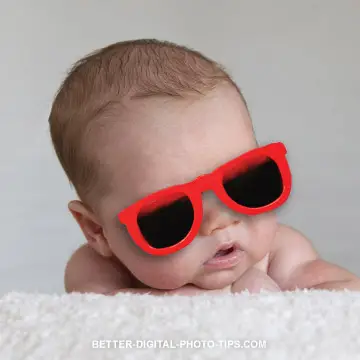 kid's sunglasses on baby