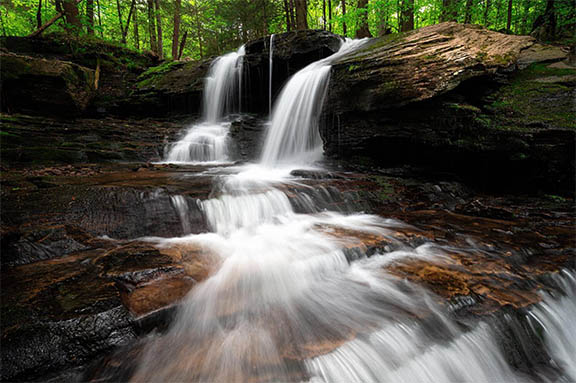 Loyalsock Trail waterfall