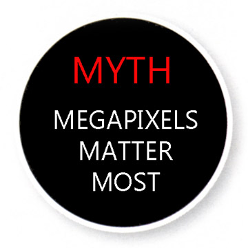Megapixel myth button