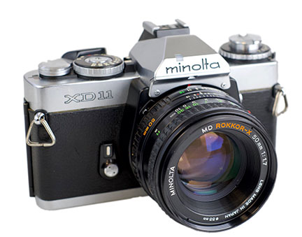 Minolta XD-11 50mm wedding lens