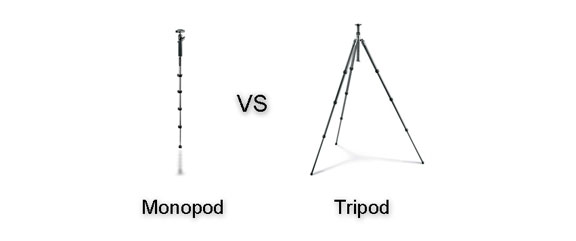 Photo for explanation of monopod and tripod differences