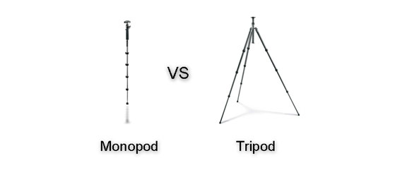 Photo for explanation of monopod and tripod differences
