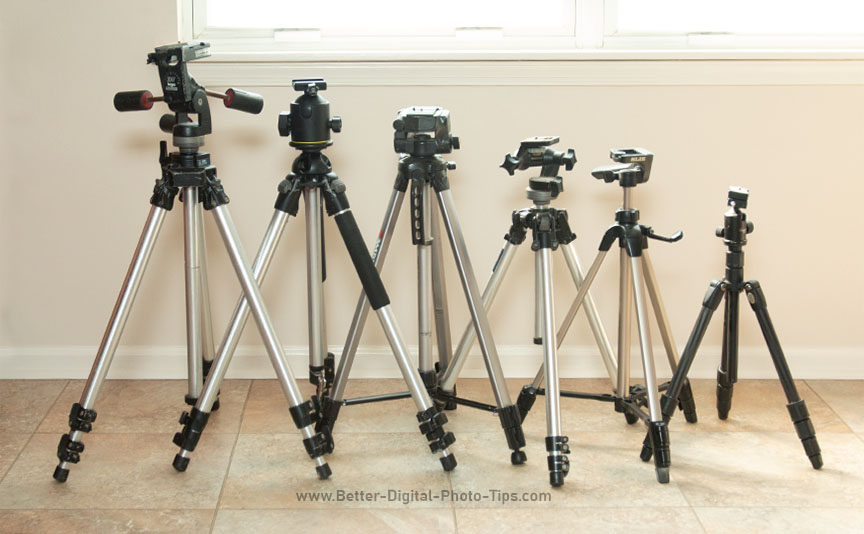 Bruce's tripod collection