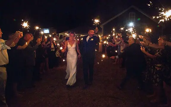 Night wedding photography Using High ISO