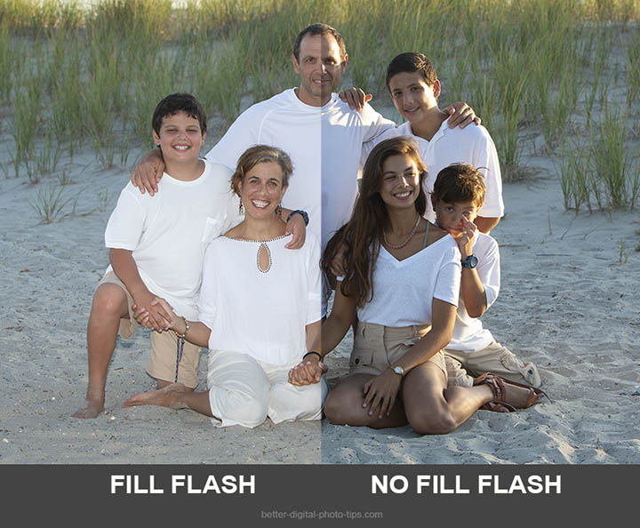 No fill flash mistake